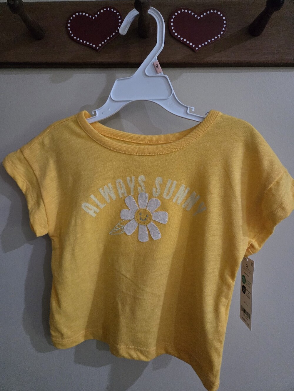 Carter's Yellow Daisy 'Always Sunny' Short Sleeve Tee
